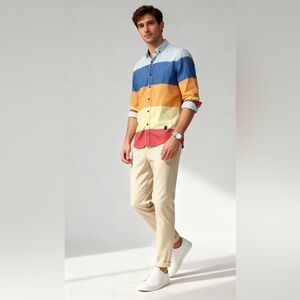 Price Reduced ❗️Lee shirt M (rainbow color)